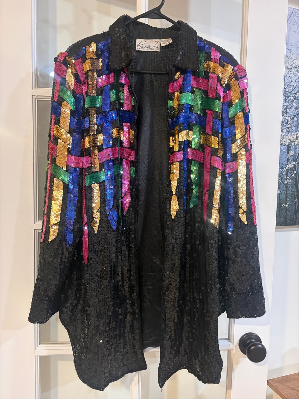 Vintage Rina Z Sequin Jacket